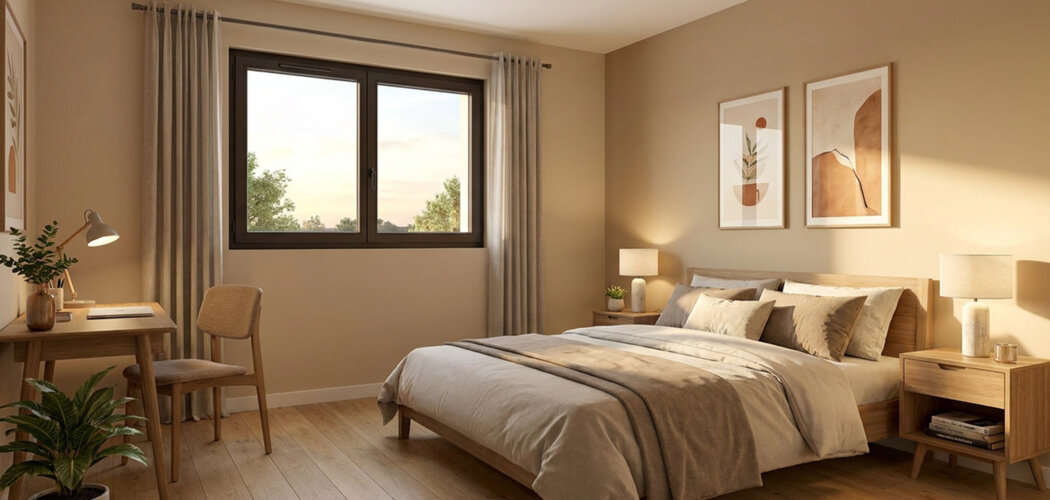 Programme immobilier neuf Source Bleue - Sciez villas duplex avec jardins et vues montagnes (74140) - Référence : 17480