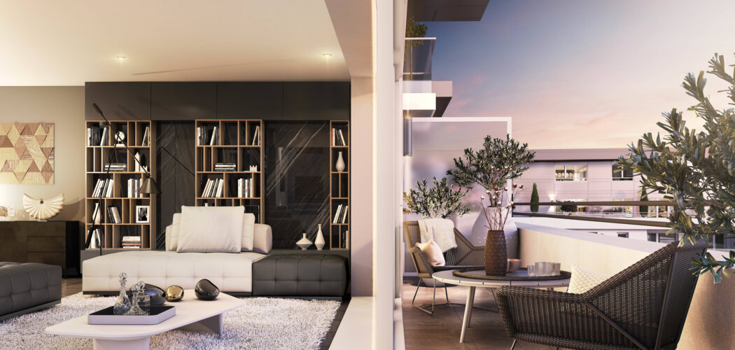 Programme immobilier neuf Dessaix - Thonon-les-Bains appartements neufs avec jardin arboré (74200) - Référence : 17687