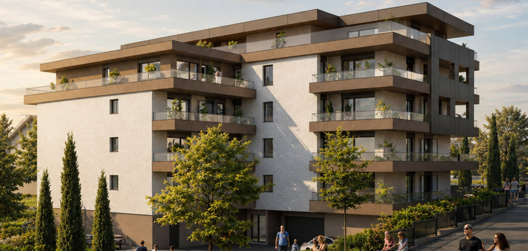 Programme immobilier neuf HELIOS - Thonon les Bains cadre résidentiel près Genève et Portes du Soleil (74200) - Référence : 17481